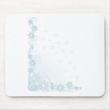 Snowflake Corner Mousepads