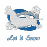 Snowflake Dachshund Embroidered Shirt (Swtshrt)