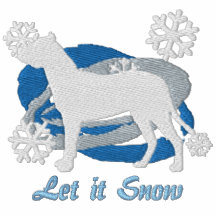 Snowflake Dogo Argentino Hoody