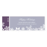Snowflake Edge Holiday Gift Card business cards