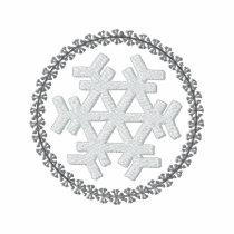 Snowflake Embroidered Shirt