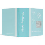 Snowflake Holiday Memory Book Photo Album Binder