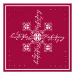 Snowflake Holiday Party Invitation