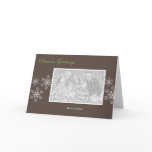 Snowflake Holiday Template Cards