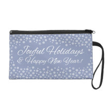 Snowflake Holidays accessory bags