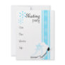 Snowflake Ice Skates Personalized Invitations