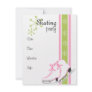 Snowflake Ice Skates Personalized Announcement
