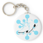 Snowflake Ice Skates keychains