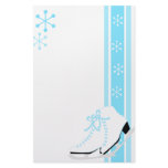 Snowflake Ice Skates stationery