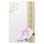 Snowflake Ice Skates stationery