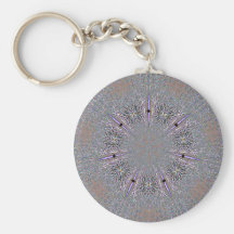 Snowflake In Lavendar Keychain