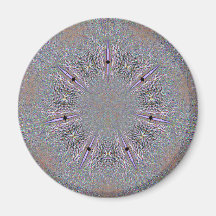 Snowflake In Lavendar Magnet
