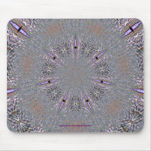 Snowflake In Lavendar Mousepad
