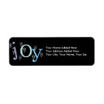 Snowflake Joy Holiday Return Address Labels