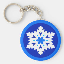 Snowflake Keychain