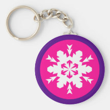 Snowflake Keychain