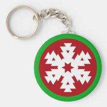 Snowflake Keychain