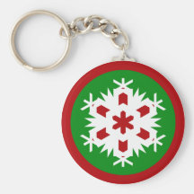 Snowflake Keychain