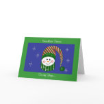 Snowflake Kisses - Christmas card