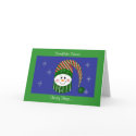 Snowflake Kisses - Christmas card