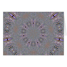 Snowflake Lavendar Greeting Card