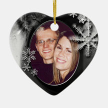 Snowflake Love Ornament - Our First Christmas