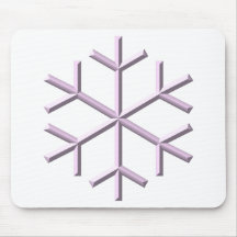 Snowflake Mouse Pad