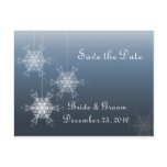 Snowflake Ornaments Postcard - Save the Date