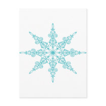 SNOWFLAKE POST CARD