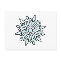 Snowflake postcards