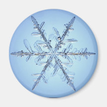 snowflake refrigerator magnets