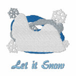 Snowflake Shih Tzu Embroidered Shirt (Hoodie)