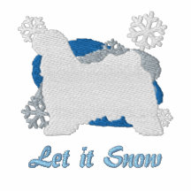 Snowflake Tibetan Terrier Embroidered Shirt