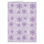 Snowflakes 1 - Purple Card