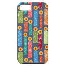 Snowflakes and candles iPhone 5 case