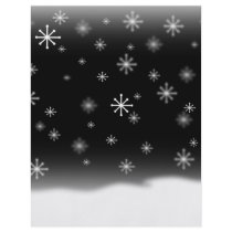 SNOWFLAKES BLACK