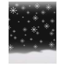 SNOWFLAKES BLACK