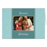 Snowflakes - Blue Card
