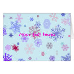SnowFlakes Greeting Card