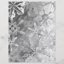 snowflakes grey greys winter digital realism layer flyer design