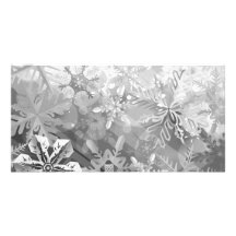 snowflakes grey greys winter digital realism layer photo card template