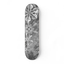 snowflakes grey greys winter digital realism layer skate decks