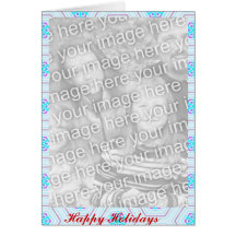 Snowflakes Happy Holiday Card