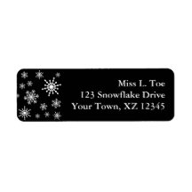 Snowflakes Labels