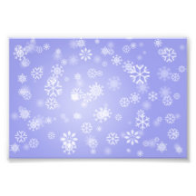Snowflakes-on-blue-light1688 LIGHT BLUE SNOWFLAKES Photograph