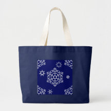 snowflakes_on_dark_blue bag