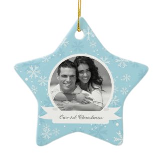 Snowflakes Photo Ornaments ornament