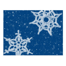 Snowflakes Postcard