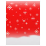 SNOWFLAKES RED letterhead