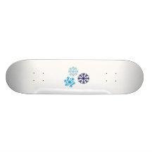 Snowflakes Skate Deck
